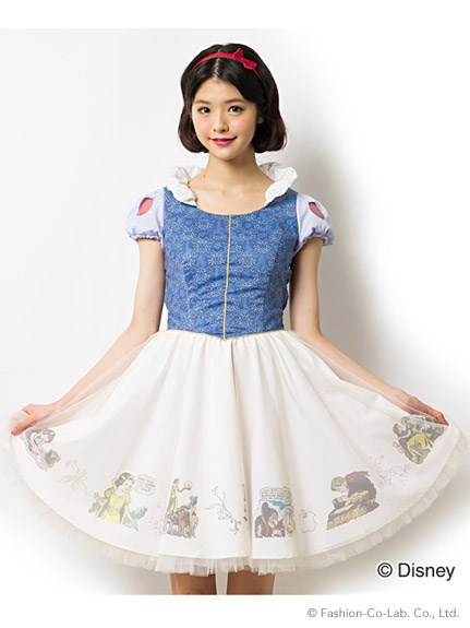 シークレットハニー コミック柄リアルワンピース(白雪姫ver) | Trend 