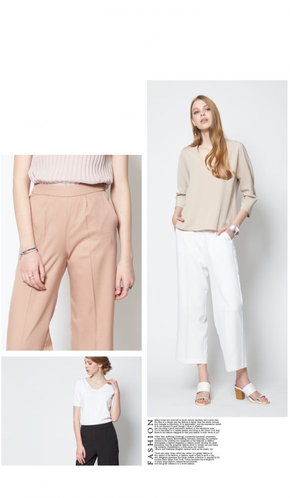 titivate センタープレスロングパンツ2