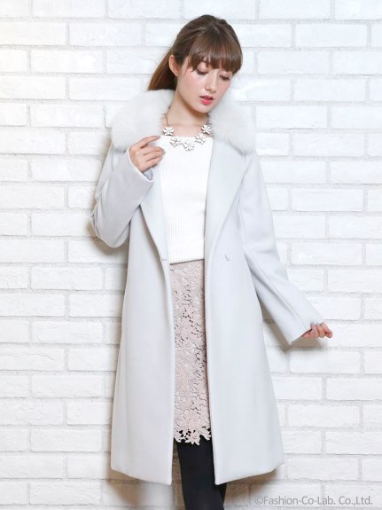 Apuweiser-riche 衿ファー4wayコート | Trend Fashion Net | Trend 
